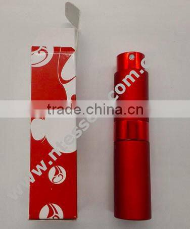 15ml Gold Aluminum Rotation Spray Perfume Bottle