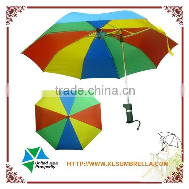 Rubber handles fold eccentric umbrella