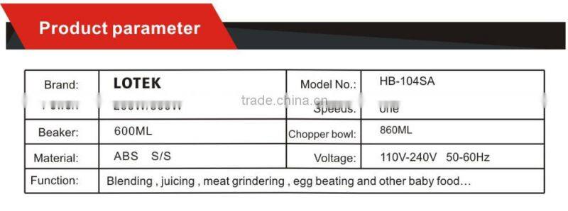 multifunction electric blender mixer