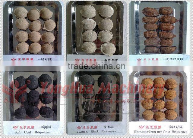 50mm output briquettes coal briquette machine