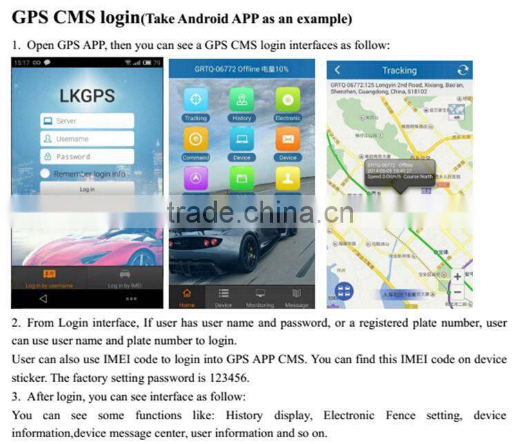GPS/SMS/GPRS car tracker with remote voice surveillance function,SOS call gps tracker car