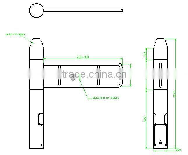 supermarket entrance gate