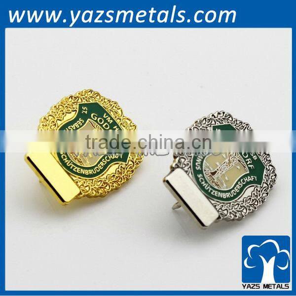 pewter nickle plating pin badge wholesare