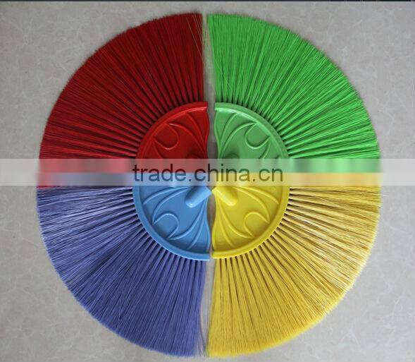 Inner locking metal /steel handle withTelescopic colorful broom