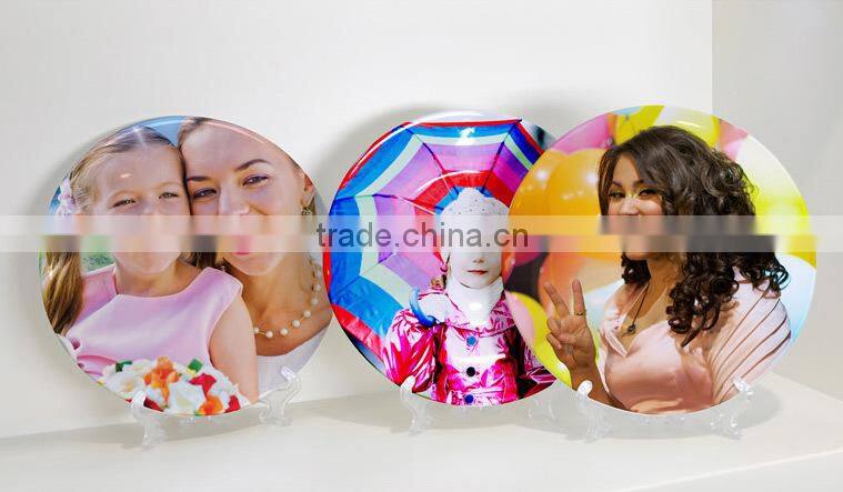 Printable polymer plate, sublimation plate, 8'' full blank plate, unbroken plate for sublimation