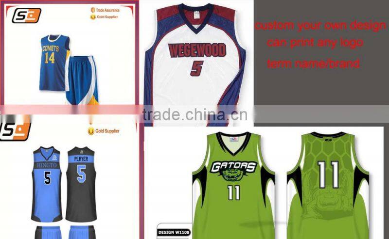 Stan Caleb 2016 new style 100% ployester Custom full sublimarion quick dry blue basketball uniforms basketball jersey
