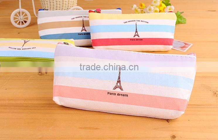 School Supply Silicone simple design pencil case & bags,accep OEM