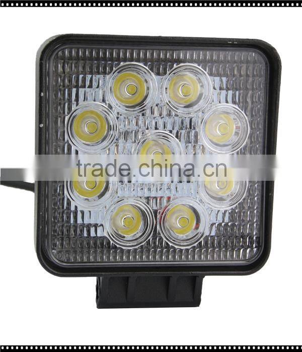 27W SQ EPISTAR WORK LIGHT LED IP 67 FOR OFF ROAD, SUV TRUCK