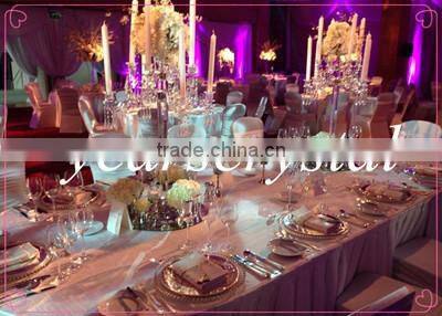 decorative crystal table candlestick wedding