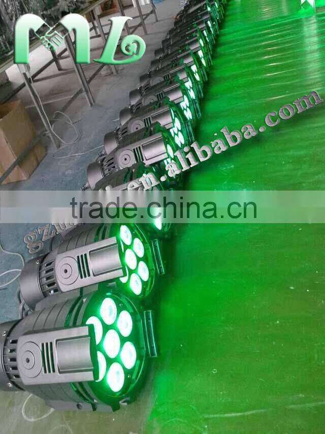China stage light 7pcs 10w RGBW 4 in 1 led par 18pcs 10W RGBW 4 in 1 LED Par Can Stage Lighting