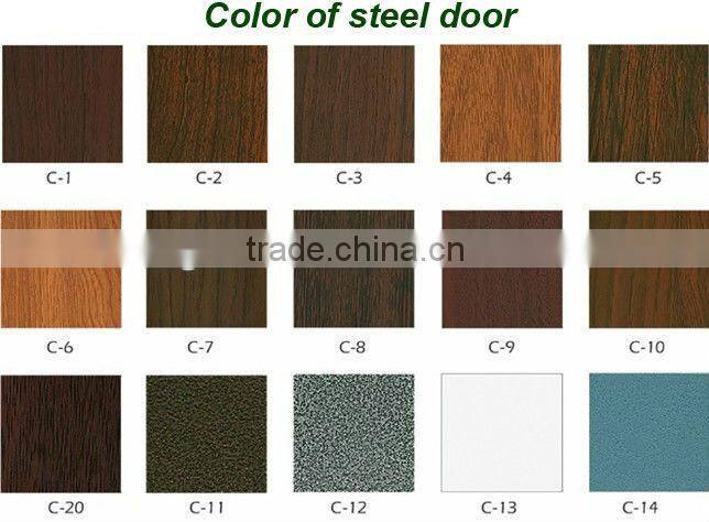 Commercial buildings exterior security steel door