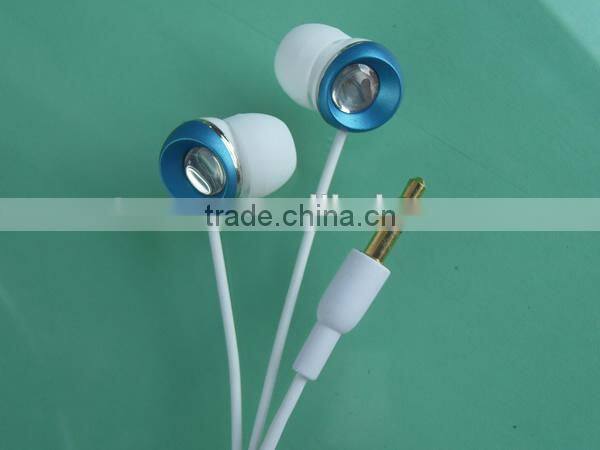 Styling super sound crystal diamond earphones for ipod