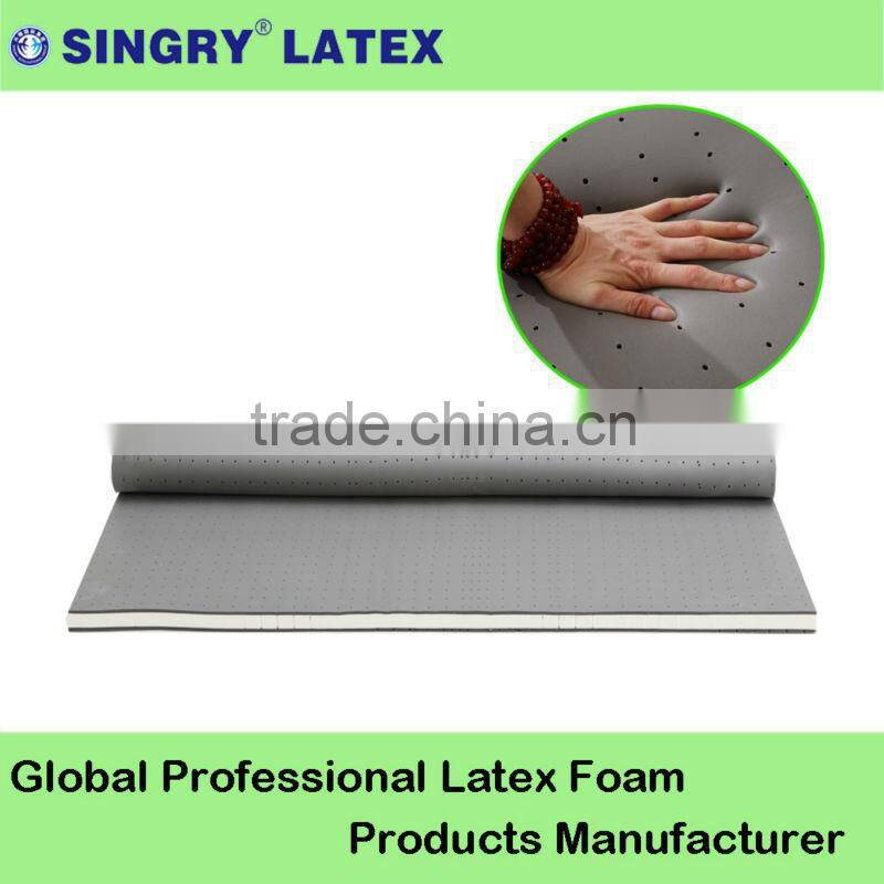 Super soft bed latex foam mattress toppers