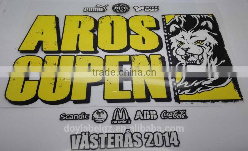 flat heat transfer label