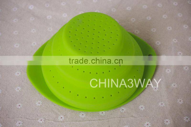 Silicone Traveling Plastic Folding Dog Bowl