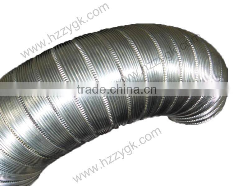 4/5/6/8/10/12 inch Insulated Aluminum Foil Flexible Air Ducting / Air Conditioner Duct Tube
