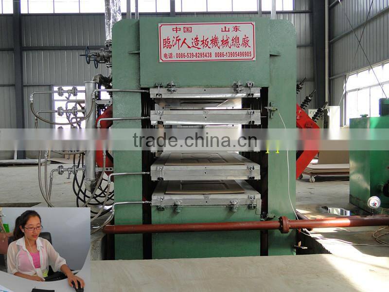 hot press machine for molded door skin made in China