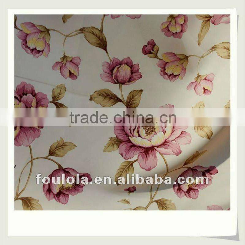 100% Polyester Yarn Printed Anti-fire Curtain Fabric