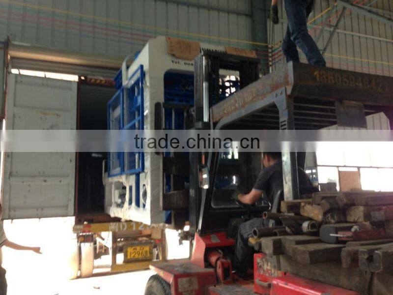 Concrete block making machinery for small industries QT3-25 semi-automatic brick machine made in china