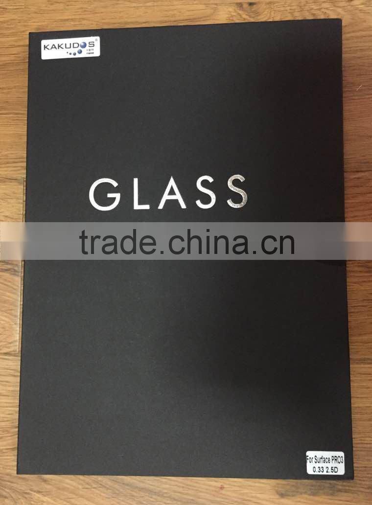 High Quality laptop tempered glass screen guard for microsoft surface 3