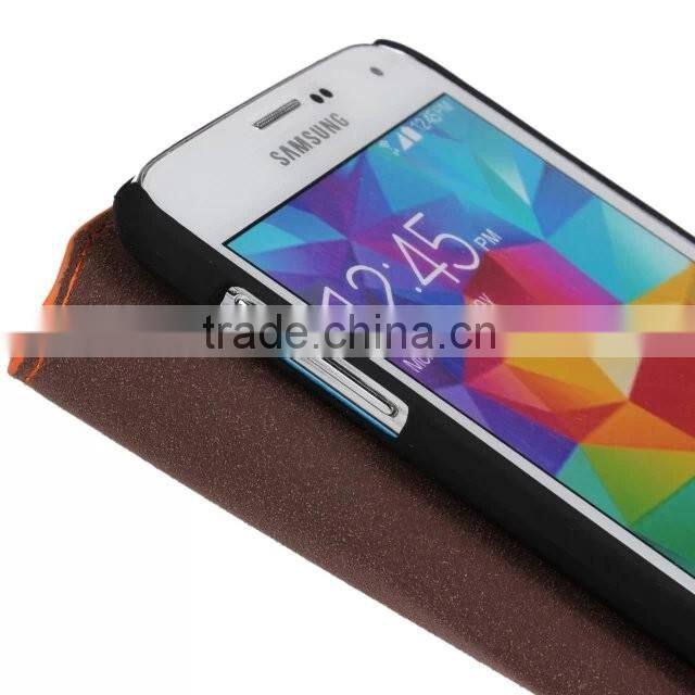 Magnet Leather Flip Case For Samsung Galaxy S5 I9600 , For Samsung S5 Case Leather