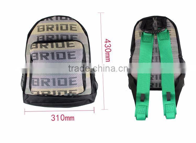 2016 New Design JDM SPARC* TAKAT* Style Bride Racing Backpack School Bag Luggage Bag With Disassembling Function