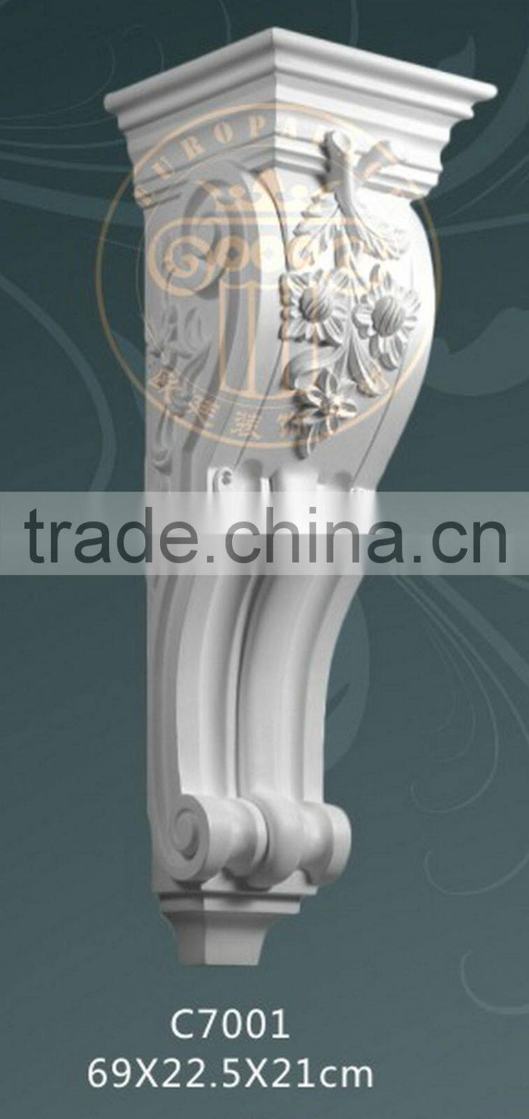 C7001 PU corbel moulding / PU Exotic corbel/Home&Interior decorative moulding