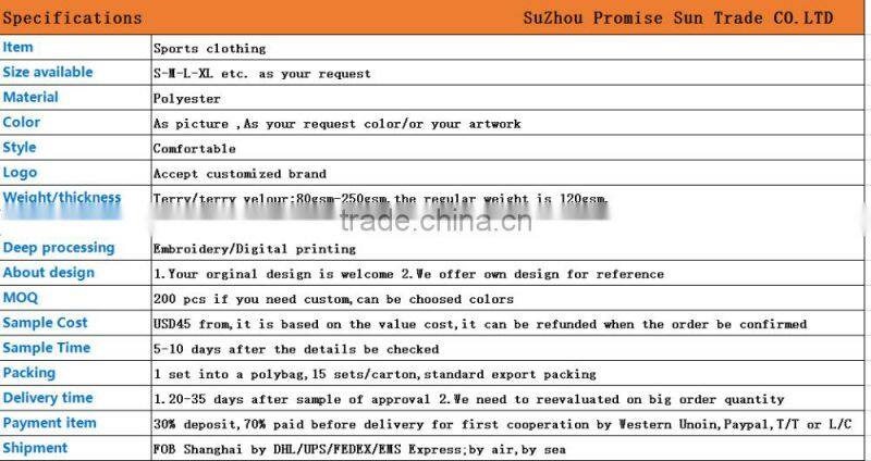 Blue zipper cap wholesale sports clothing wear