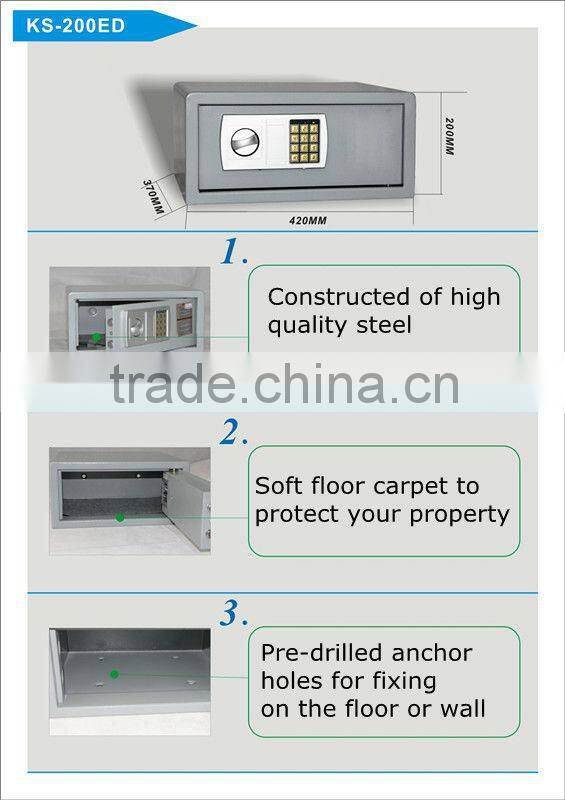 electronic combination lock for safe as digital safety box with knob