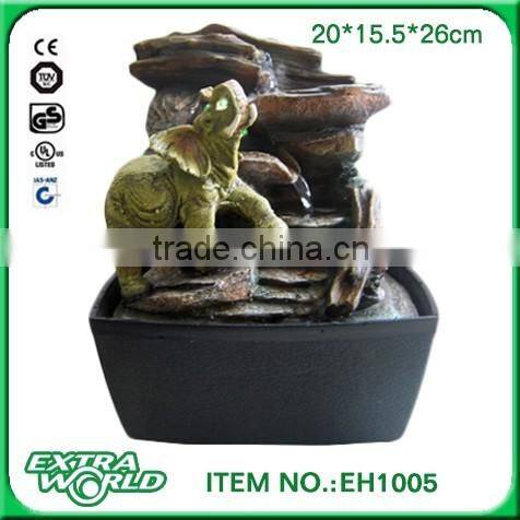home and garden elephant water fountain resin ornament