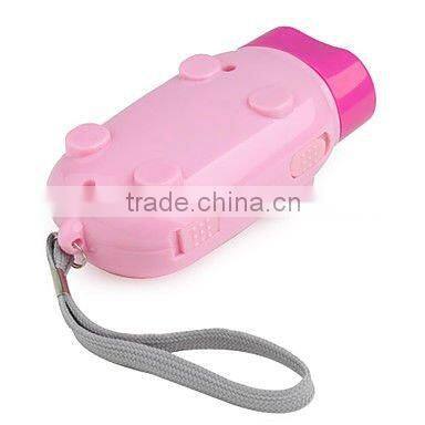 Pig Squeeze Charge Dynamo Led Flashlight