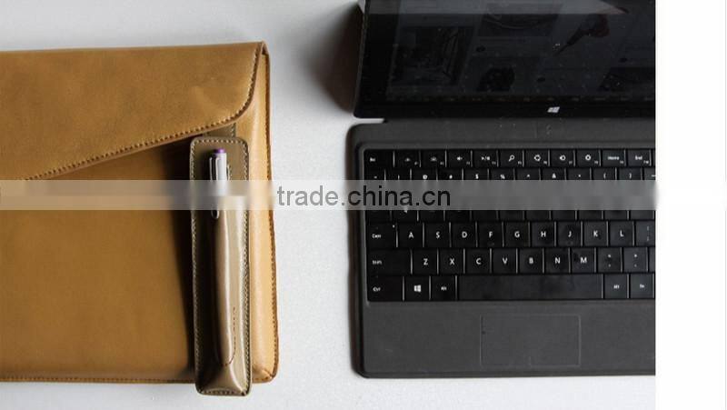 Genuine leather pen case for Microsoft Surface Pro 3 stylus pen protector leather pen pencil