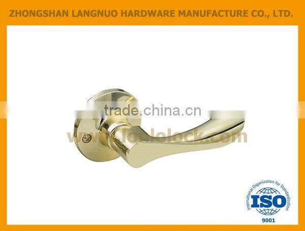 Safety handle tubular lever door lockset
