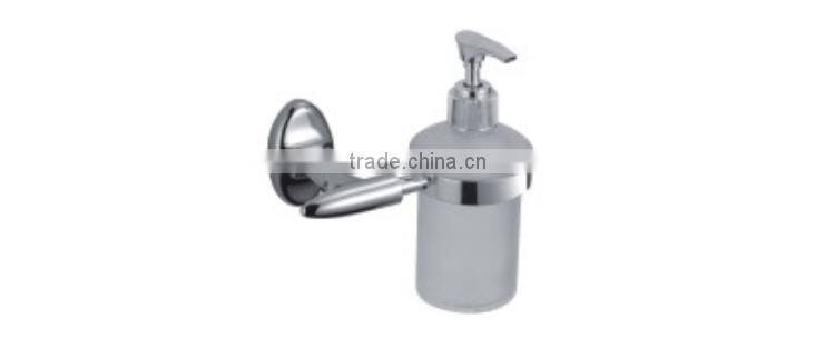 Upscale space zinc alloy series bathroom accessories wall fitting liquid soap dispenser