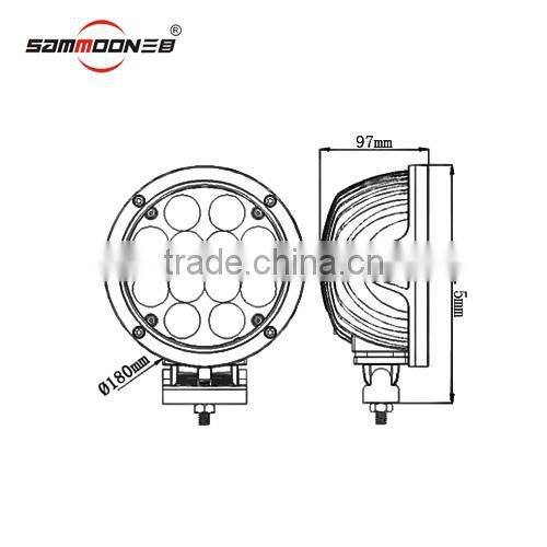 7'' 60w Rectangle LED light SM-7060-RXA