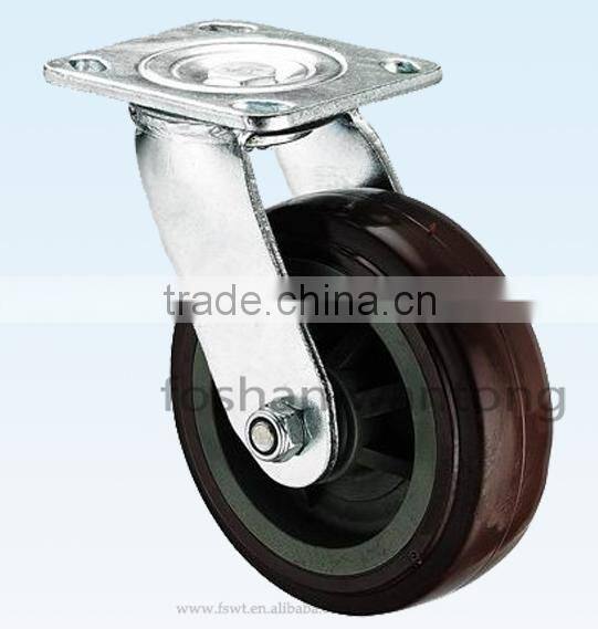 Heavy Duty 150mm PVC Industrial Caster Wheel