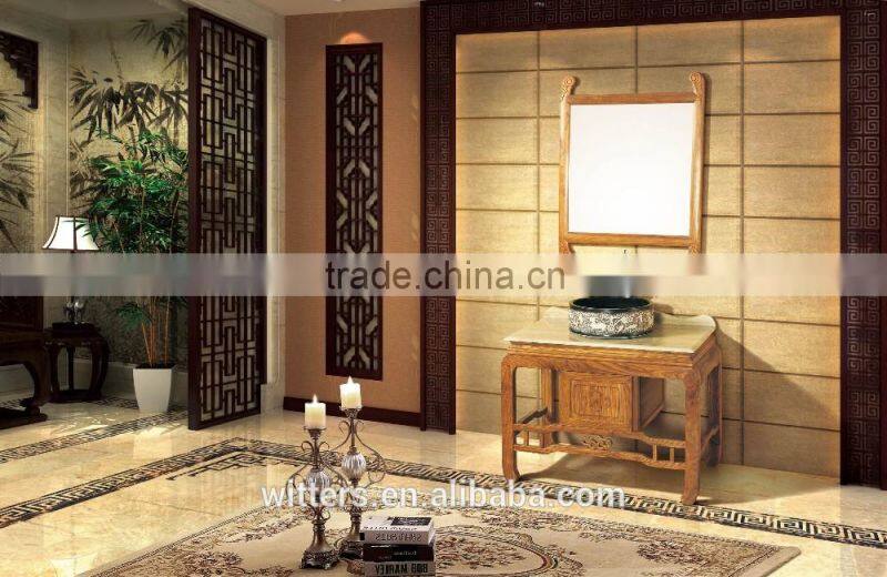 Factory direct ready made bathroom vanities for korean style modern furniture WTS851