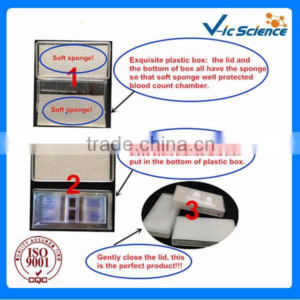 Hospitals commonly used high quality blood examination blood counting chamber