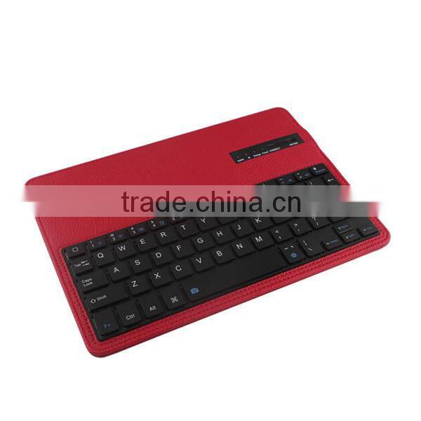 China factory supply book design tablet pc leather case with tablet keyboard