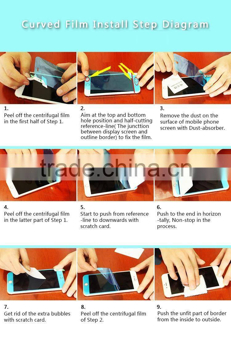 New Arrival Curved TPU Material Full Body Coverage Screen Protector Film for Samsung Galaxy A9