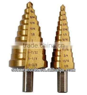 Step twist drill bit High speed steel