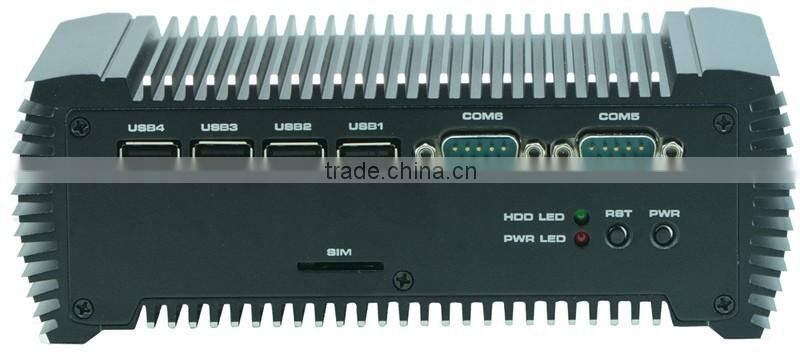 Atom N2600/N2800 dual core CPU industrial pc embedded 12V mini PC
