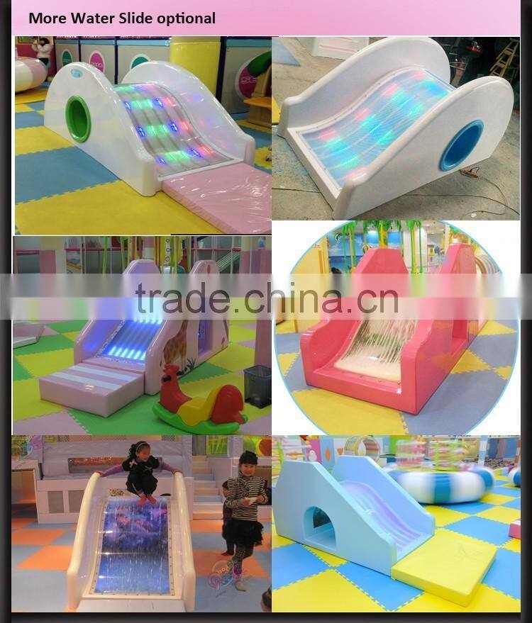 Multifuctional Envinromental Children Soft Play Plastic Slide from China