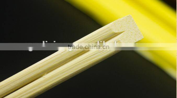 eco-friendly disposable bamboo twin chopsticks with paper packing