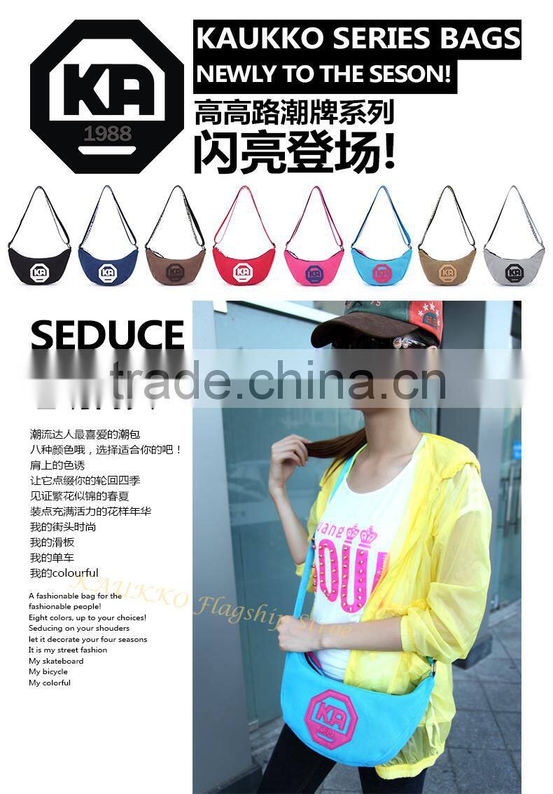 Fashion Lady Messenger Bag Woman Shoulder Bag Trendy Sling Bag Canvas Messenger Bag