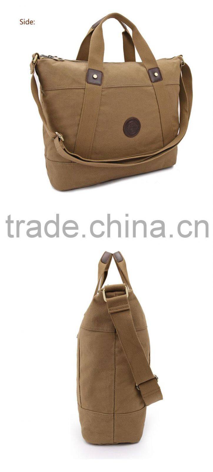 Elegant Lady Handbag Canvas Shoulder Bag Canvas Tote Bag Canvas Travel Bag Vintage Canvas Bag Tablet Messenger Bag