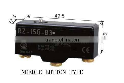 cross roller lever micro switch snap action switch RZ-15GW54S-B3