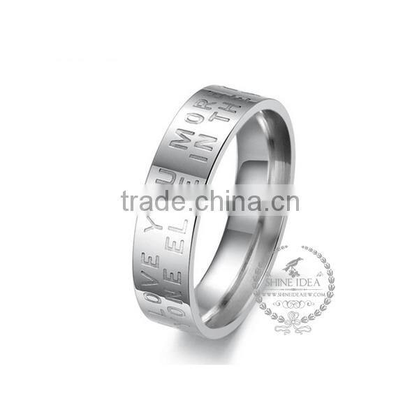 3MM-5.5MM Stainless steel lover words ring fashion couple ring wedding jewelry 6260487