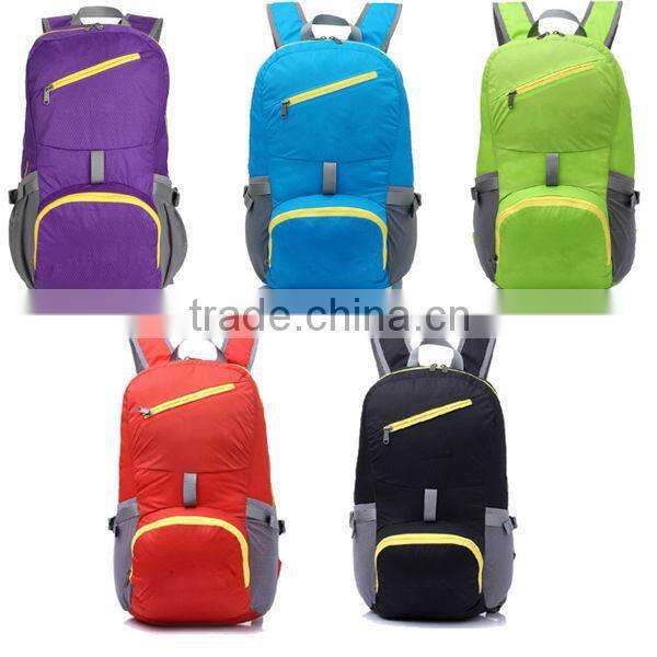 2014 best promotional sport bag durable polyester school backpack
