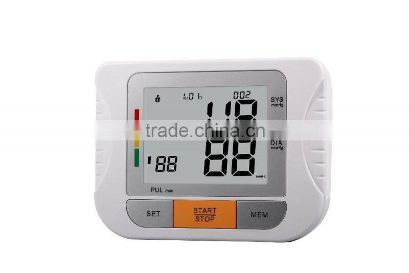 Aoeom Digital Upper Arm Type Blood Pressure Monitor with Dual Power
